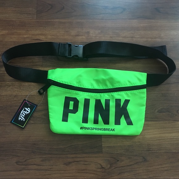 PINK Victoria's Secret Handbags - 🆕✨ Victoria's Secret PINK Fanny Pack Waist Fluorescent Neon Belt Bag